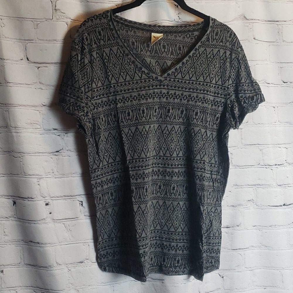 Faded Flory Top